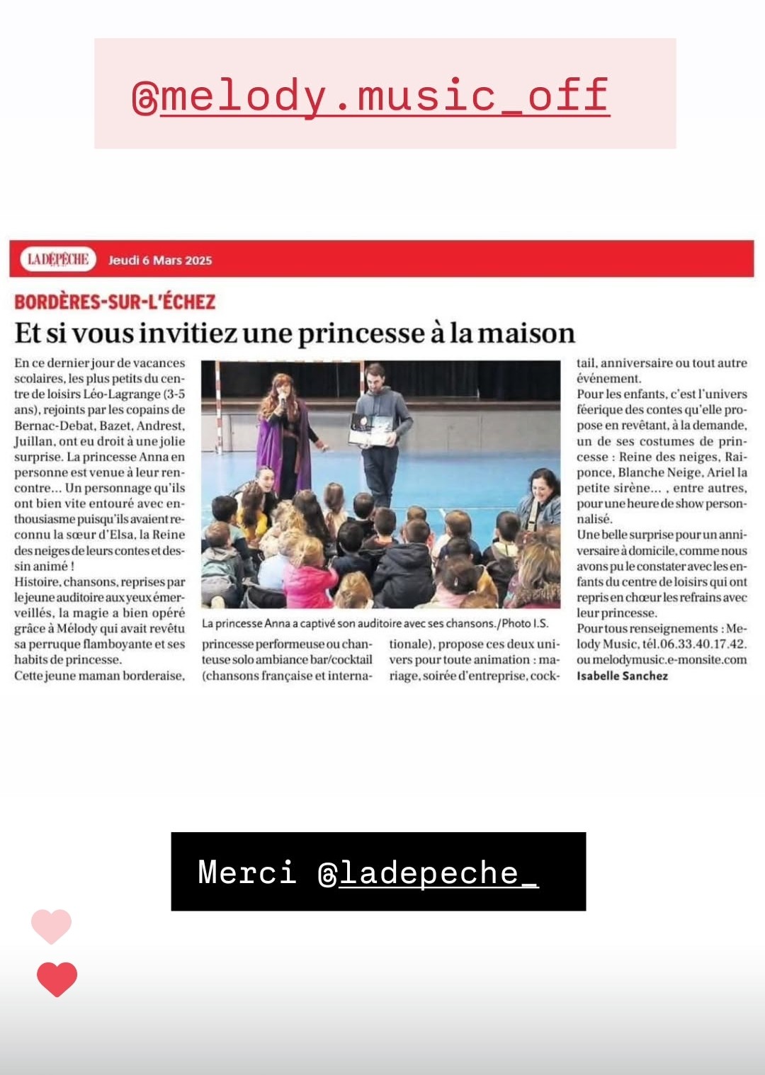 LA DEPECHE